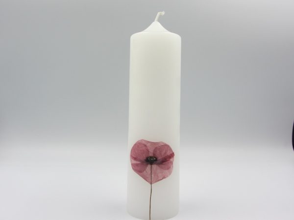 Poppy Candle