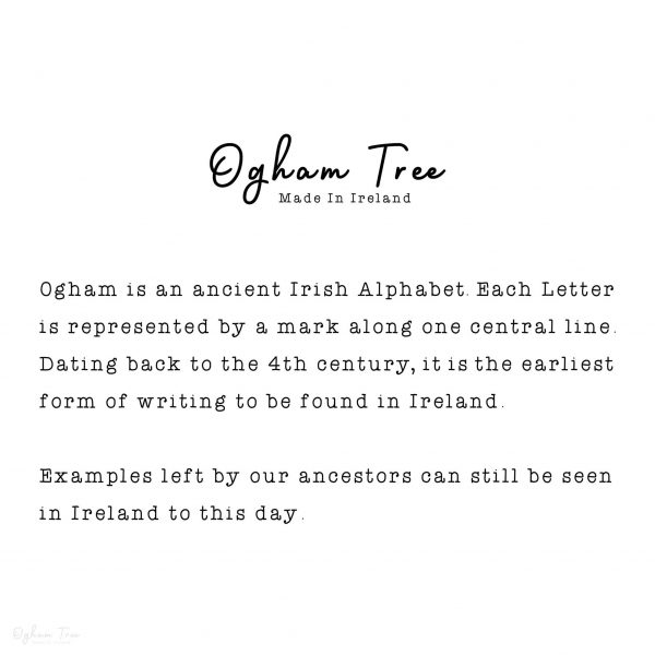 Ogham Prints_Irish Ogham Print_What is Ogham_Irish Ogham Translation_Ancient Ogham_Sustainably Made In Ireland