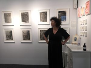 Sarah Manson in her studio