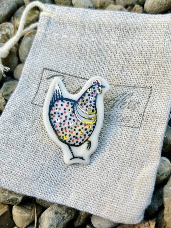 Red Hen Brooch - Image 5