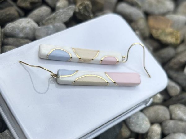 Summer Pastel Dangle earrings - Image 3