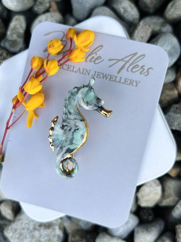 Seahorse Brooch