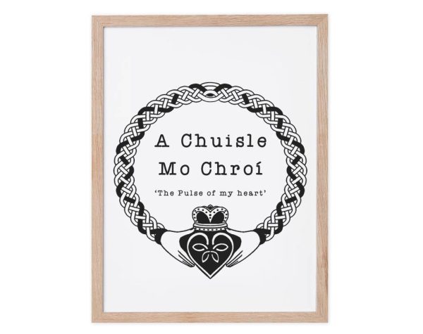 The Pulse Of My Heart Claddagh Print