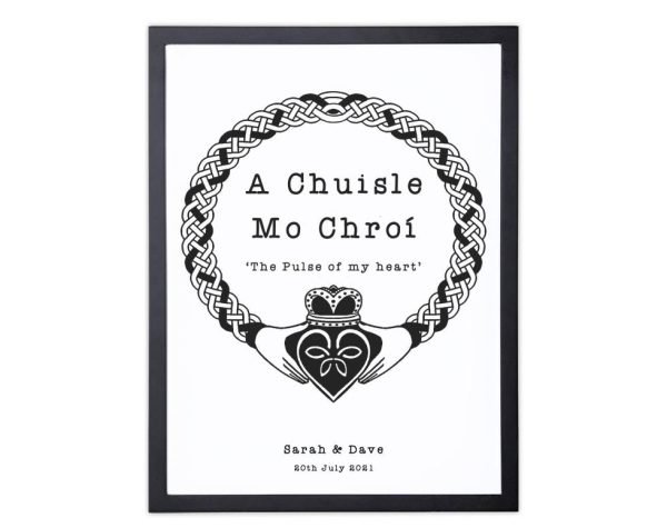 The Pulse Of My Heart Claddagh Print - Image 5