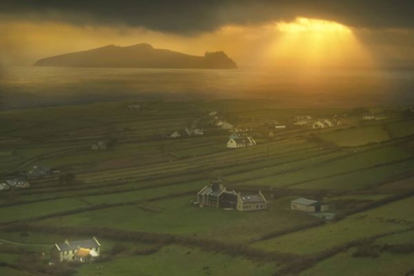 Sunset over Inis Tuaisceart