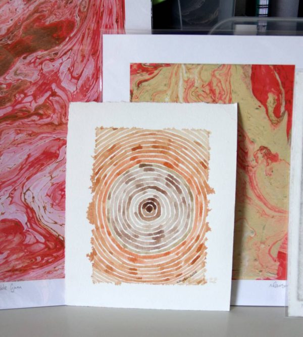 Terra Pulse – Earth-Inspired Watercolour on Hahnemühle Cotton Rag Fine Art Paper