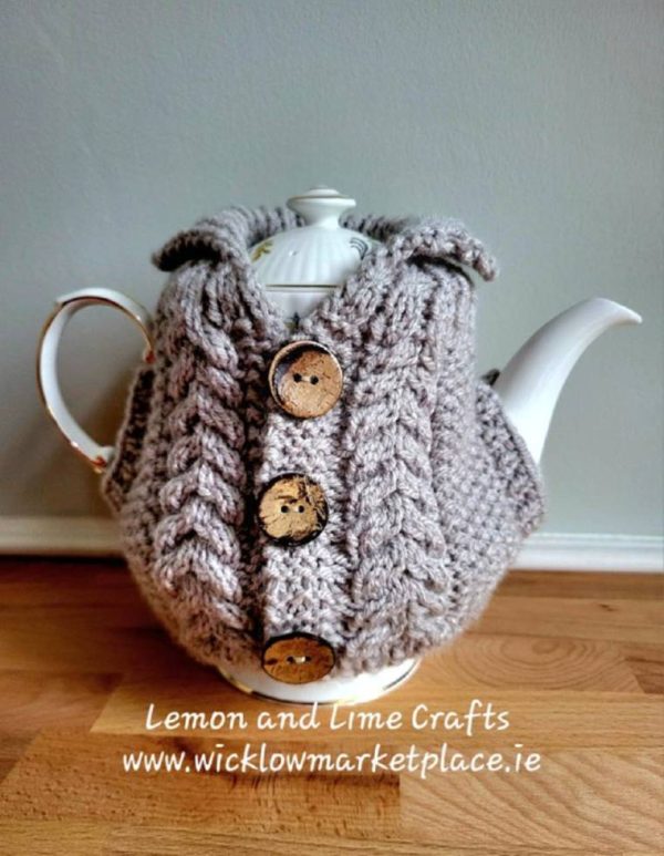 Aran Knit Tea Cosy