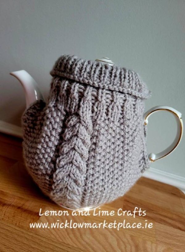 Aran Knit Tea Cosy - Image 3