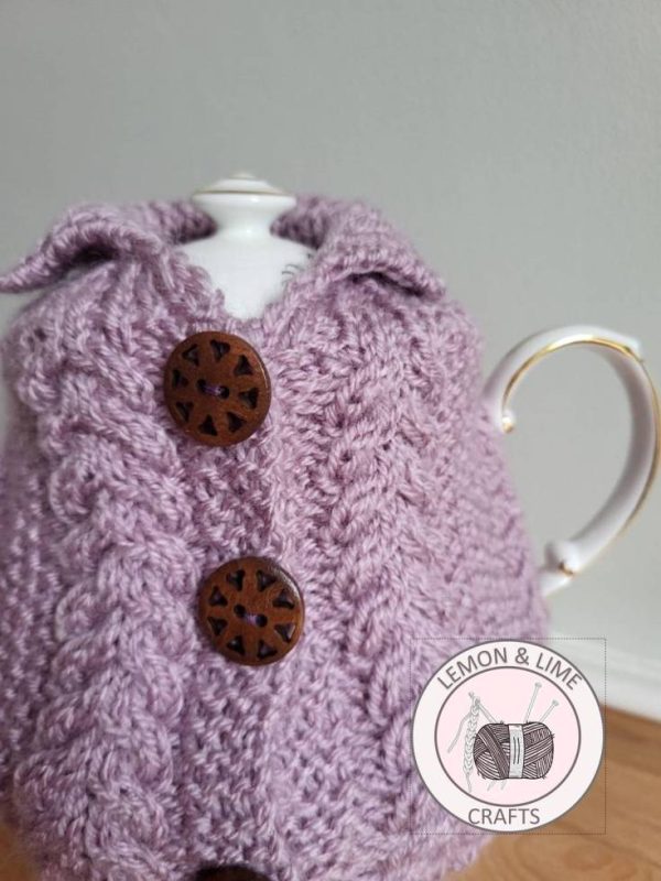 Aran Knit Tea Cosy 1 - Image 2