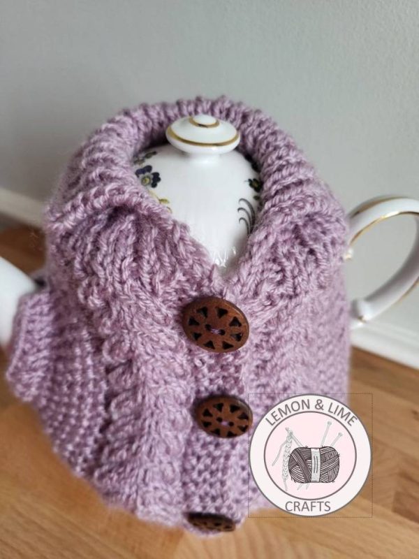 Aran Knit Tea Cosy 1 - Image 3