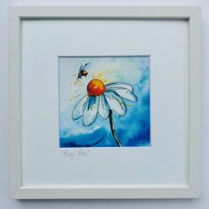 'Busy Bee' framed print