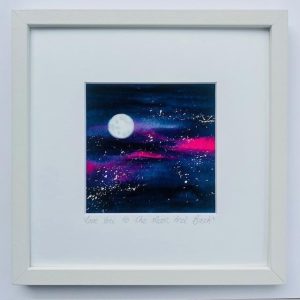 'Love You To The Moon And Back framed print