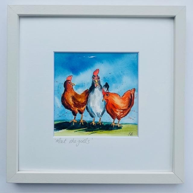 'Meet the Girls' framed print