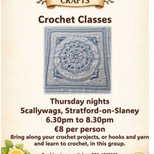 4 weeks of Crochet Hands-on Class