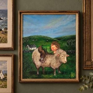 The Shepherd’s Dream — Original Irish Themed Acrylic Painting